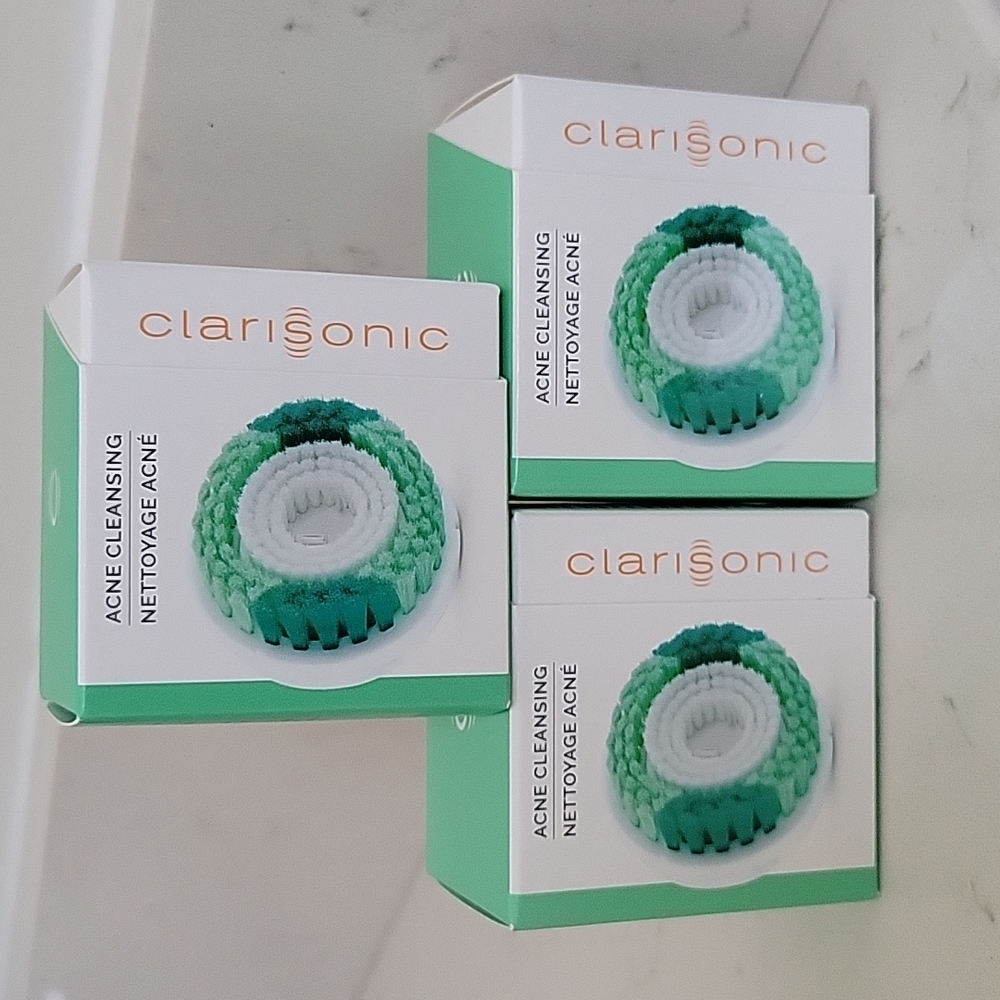 *bnib* 4pc - clarisonic acne brush heads